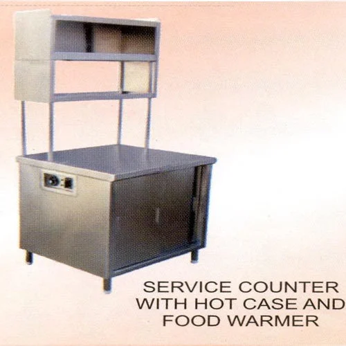 Cool Tech Commercial Service Counter With Hot Case & Food Warmer