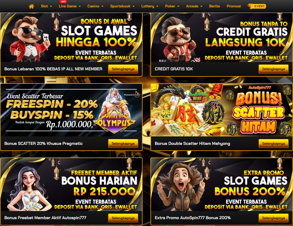 AUTOSPIN777 Situs Slot Gacor