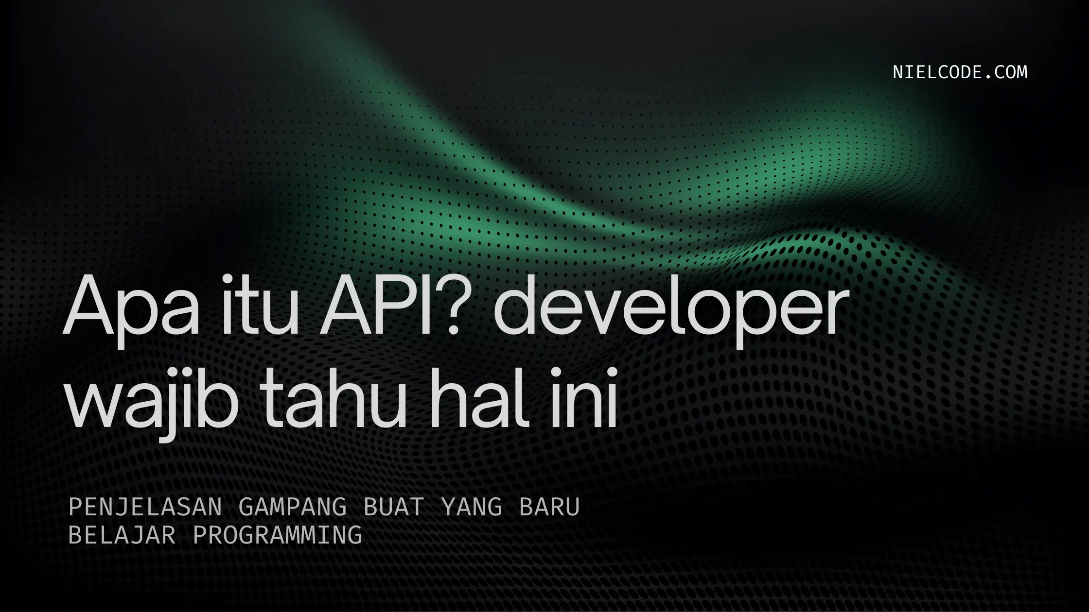 Apa Itu API? Penjelasan Gampang Buat yang Baru Belajar Web