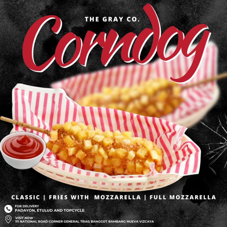 Fries with Mozzarella Corndog