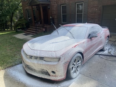 Full Detail, Dodge Challenger, mobile auto detailing near Pineville, NC