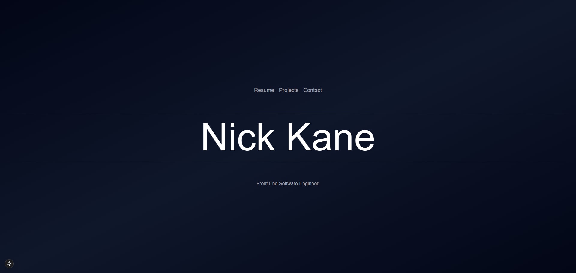 Screenshot of Portfolio