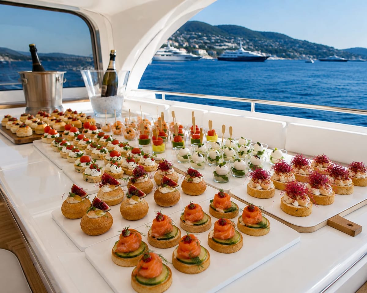 Cuisine méditerranéenne avec vue