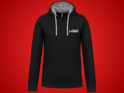 Sweat à capuche imprimé Saint-Nicolas