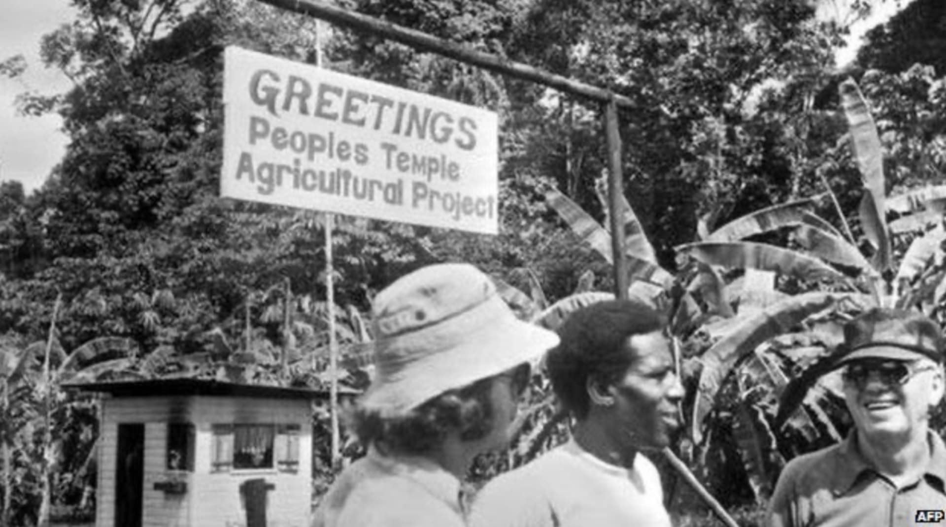 Entrance to Jonestown. Entrance to Jonestown.