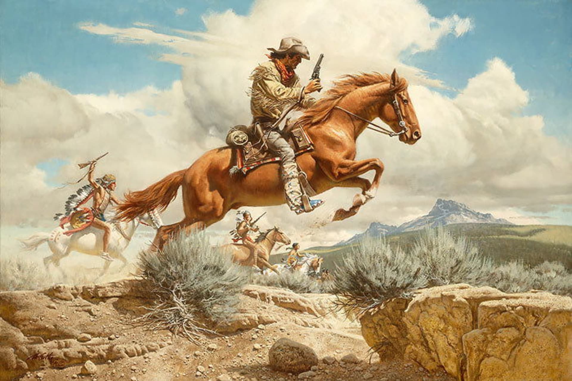 “Pony Express” by Frank C. McCarthy.