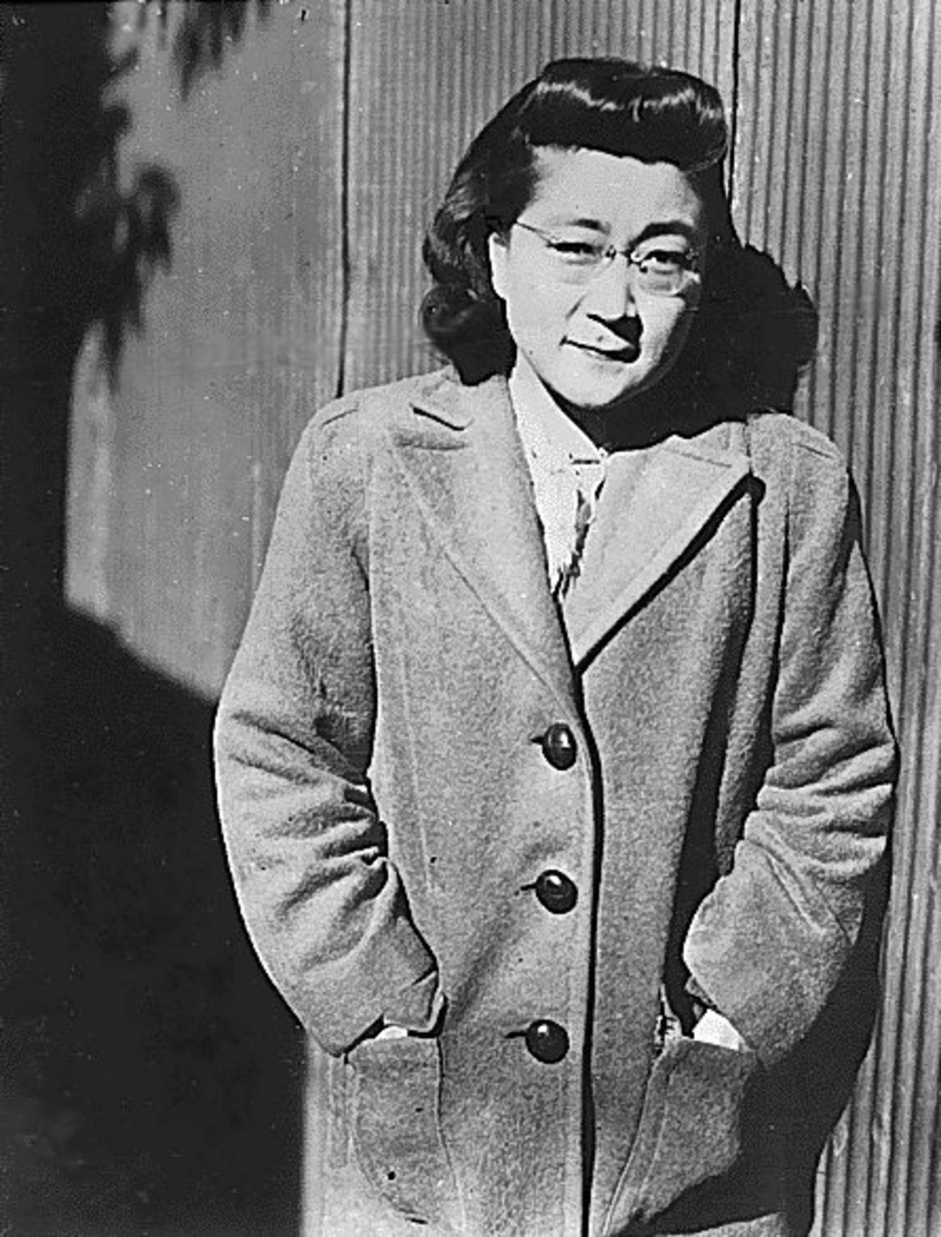 Toguri in December 1944 at Radio Tokyo.