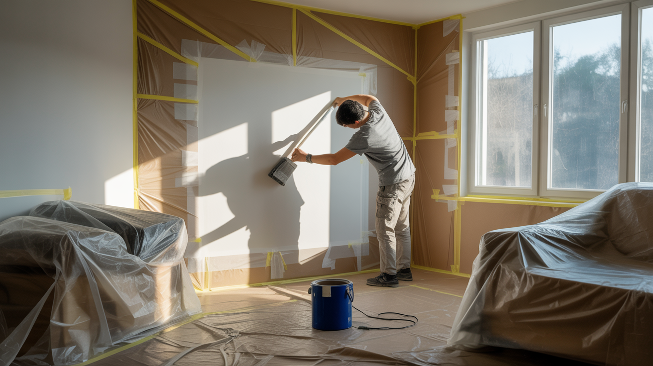 DIY Maler Vorbereitung