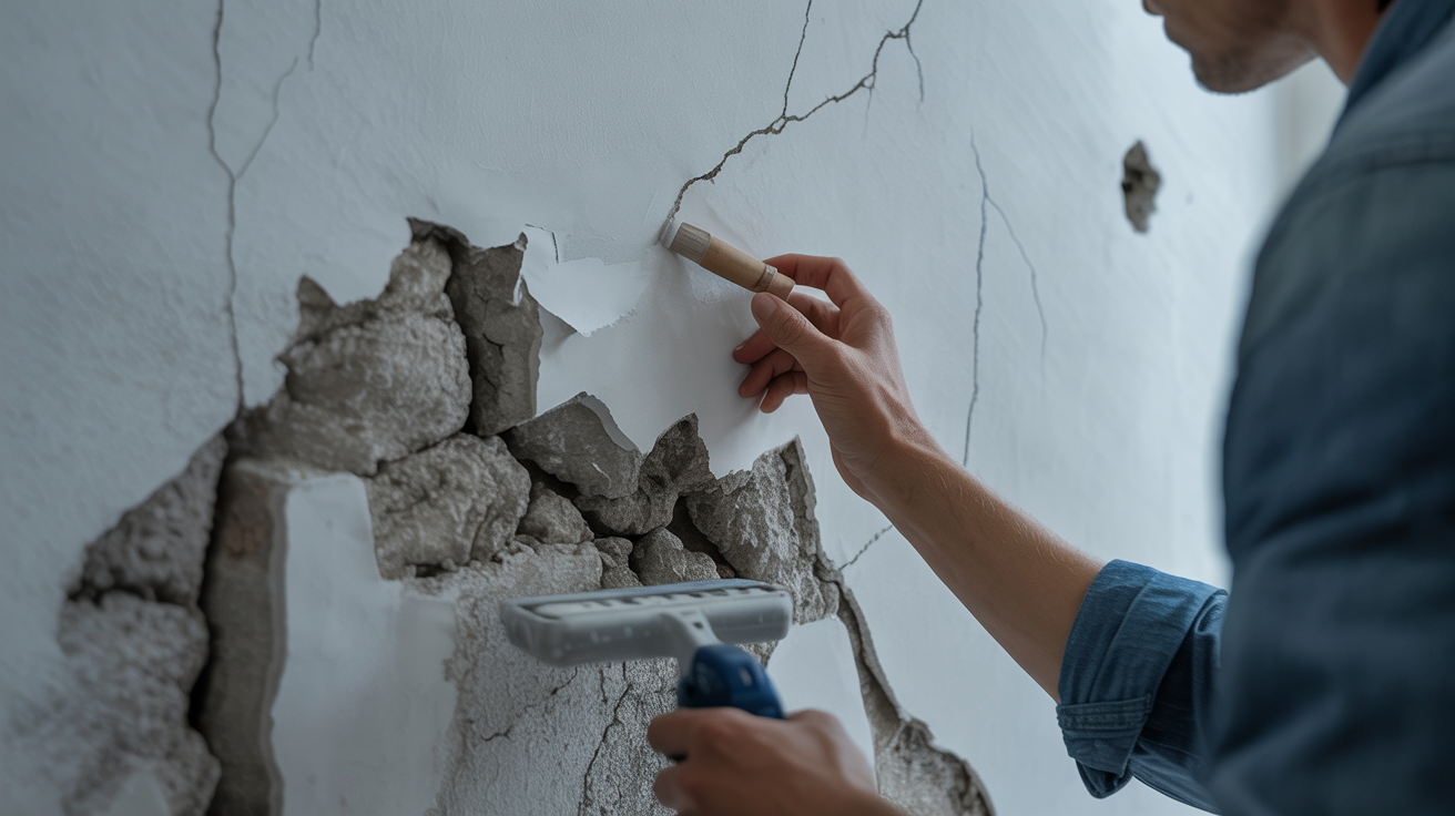 Wand überprüfen vor dem Streichen