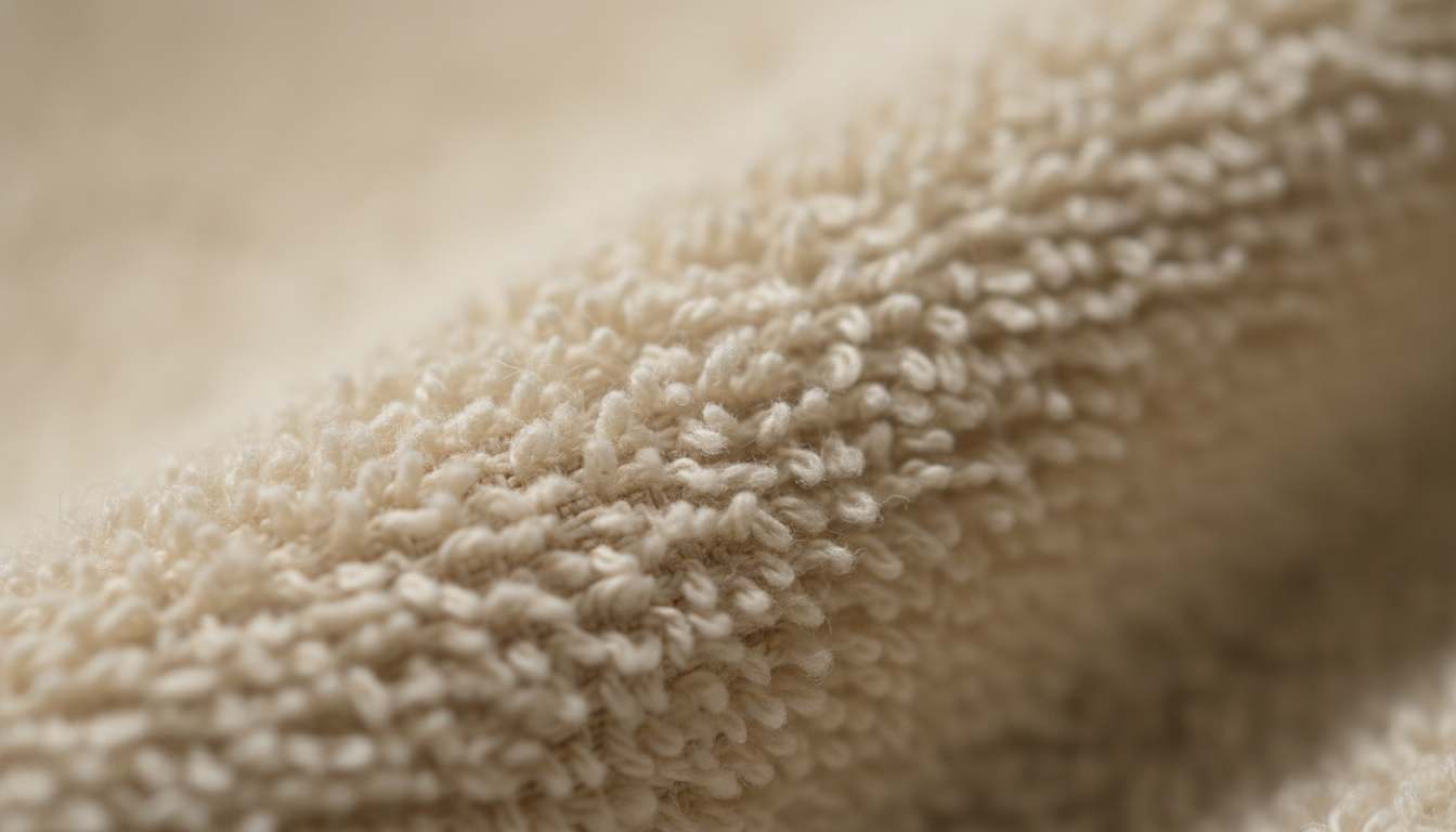 Gros plan sur la texture aérienne du tissu, mettant en avant un motif floral délicat en vert pastel.