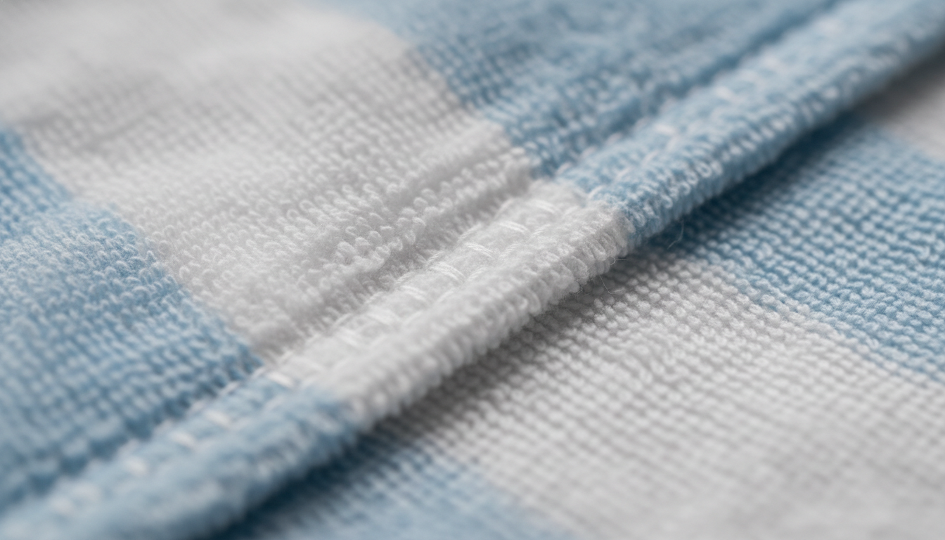 Vue détaillée du poncho de bain enfant présentant ses caractéristiques distinctives