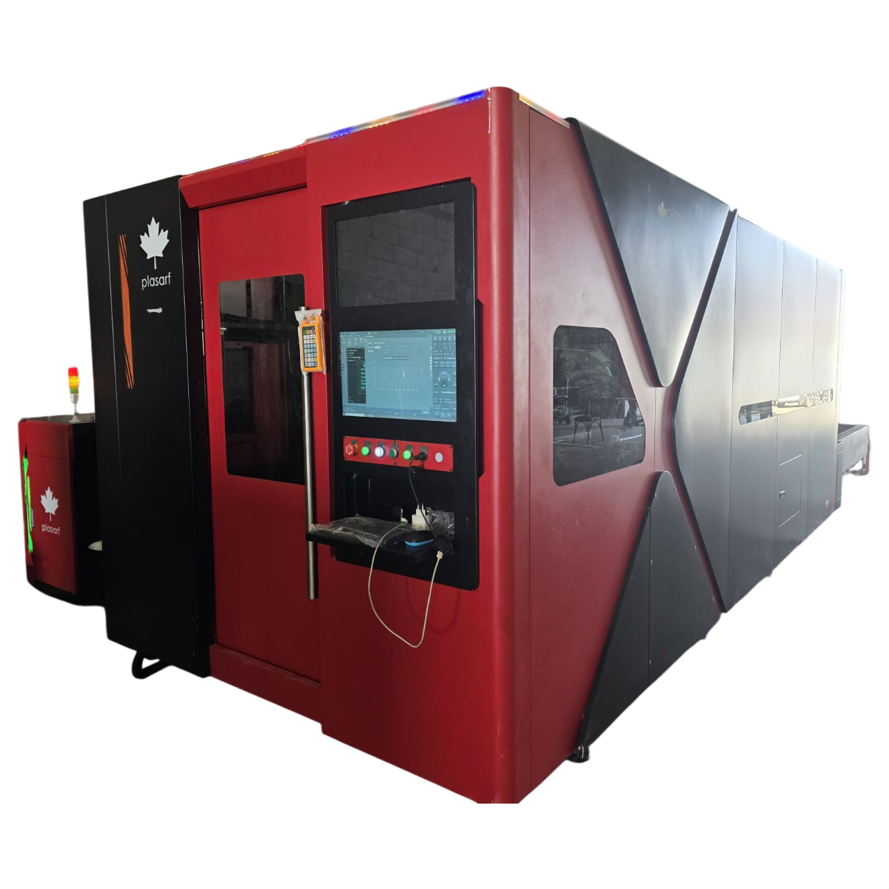 PL-D Series Enclosed Double Exchange Table Fiber Laser Cutting Machine 2000x6000mm 6kW