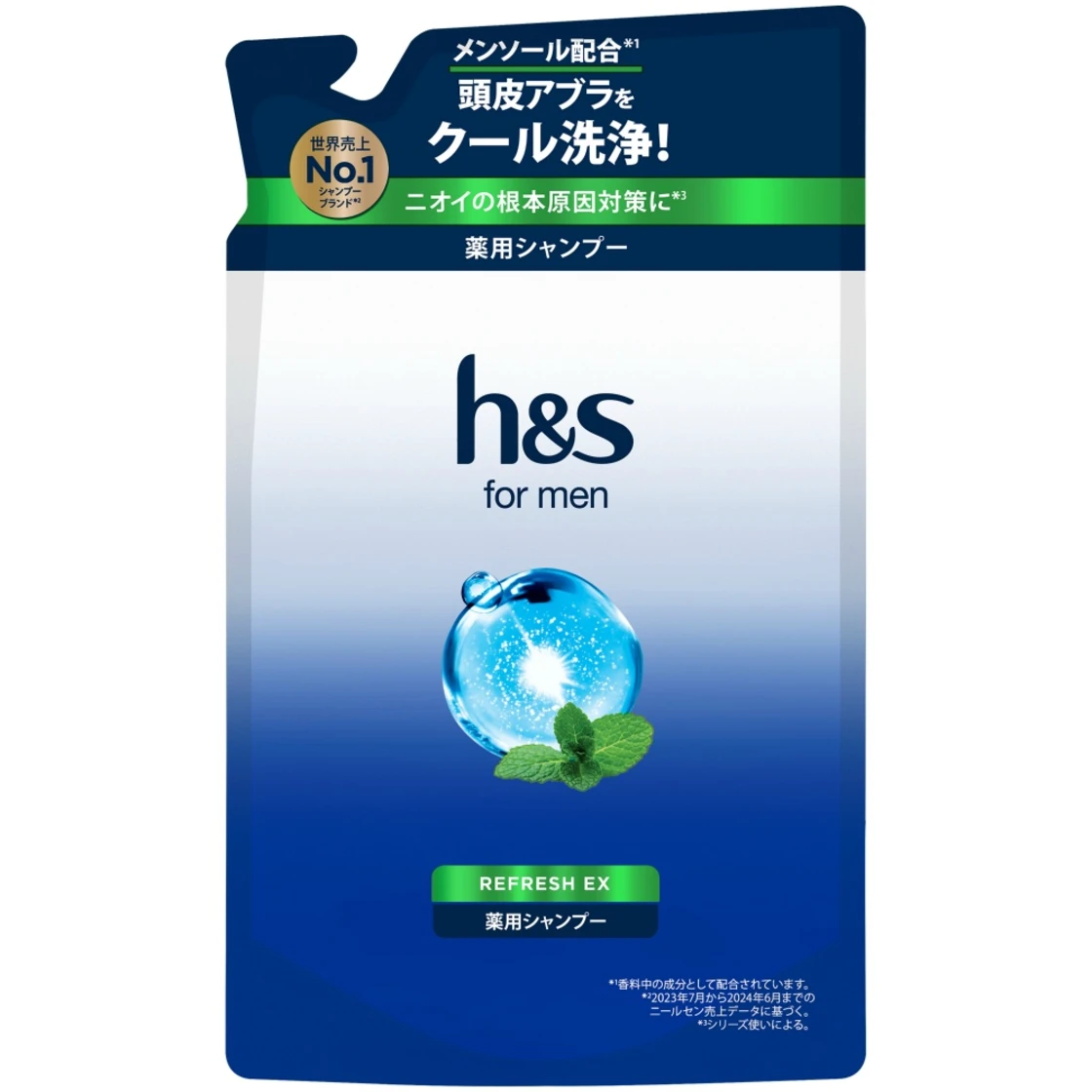 แชมพูรีเฟรช EX รีฟิล HSFORMEN