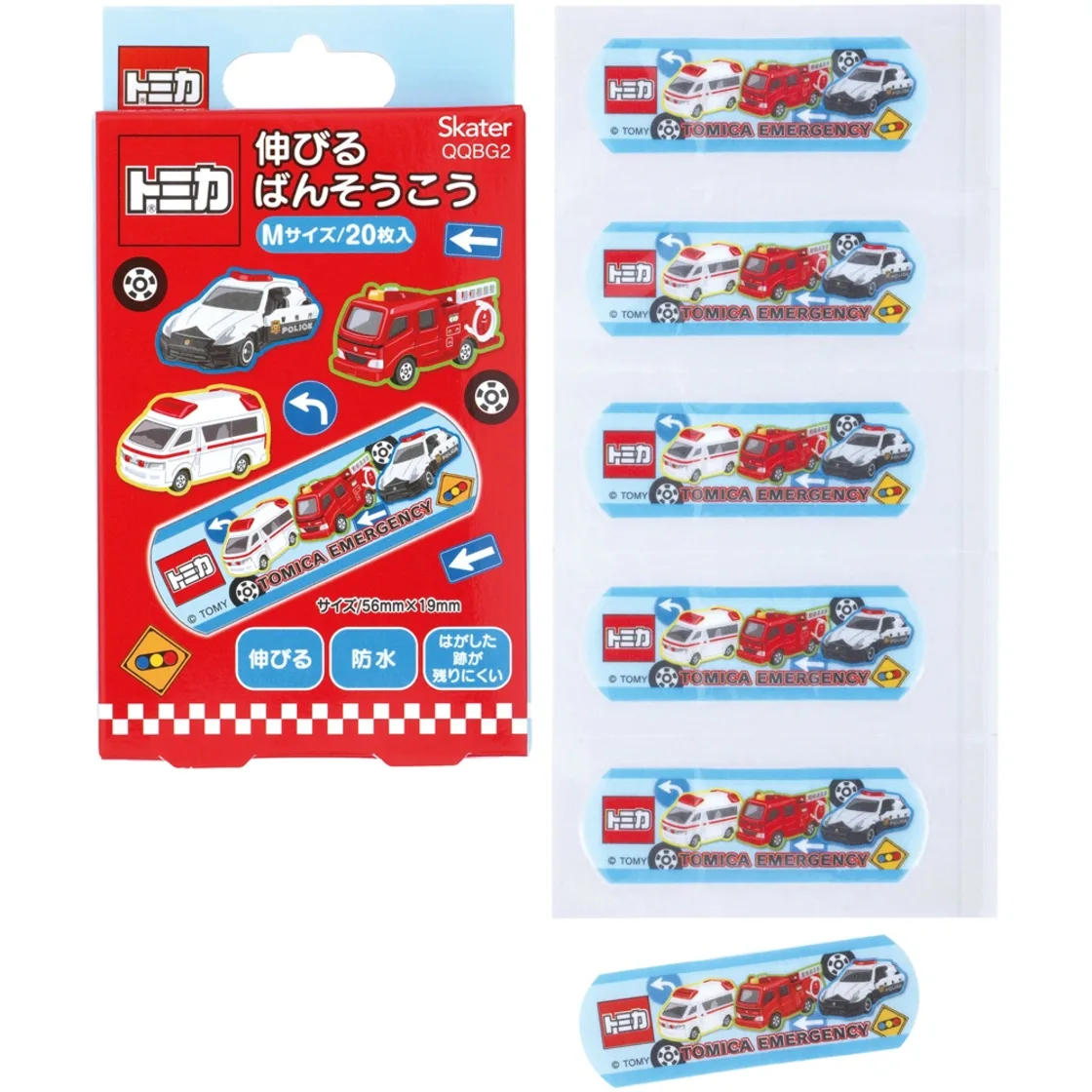 พลาสเตอร์ยืดหยุ่น M Tomica QQBG2