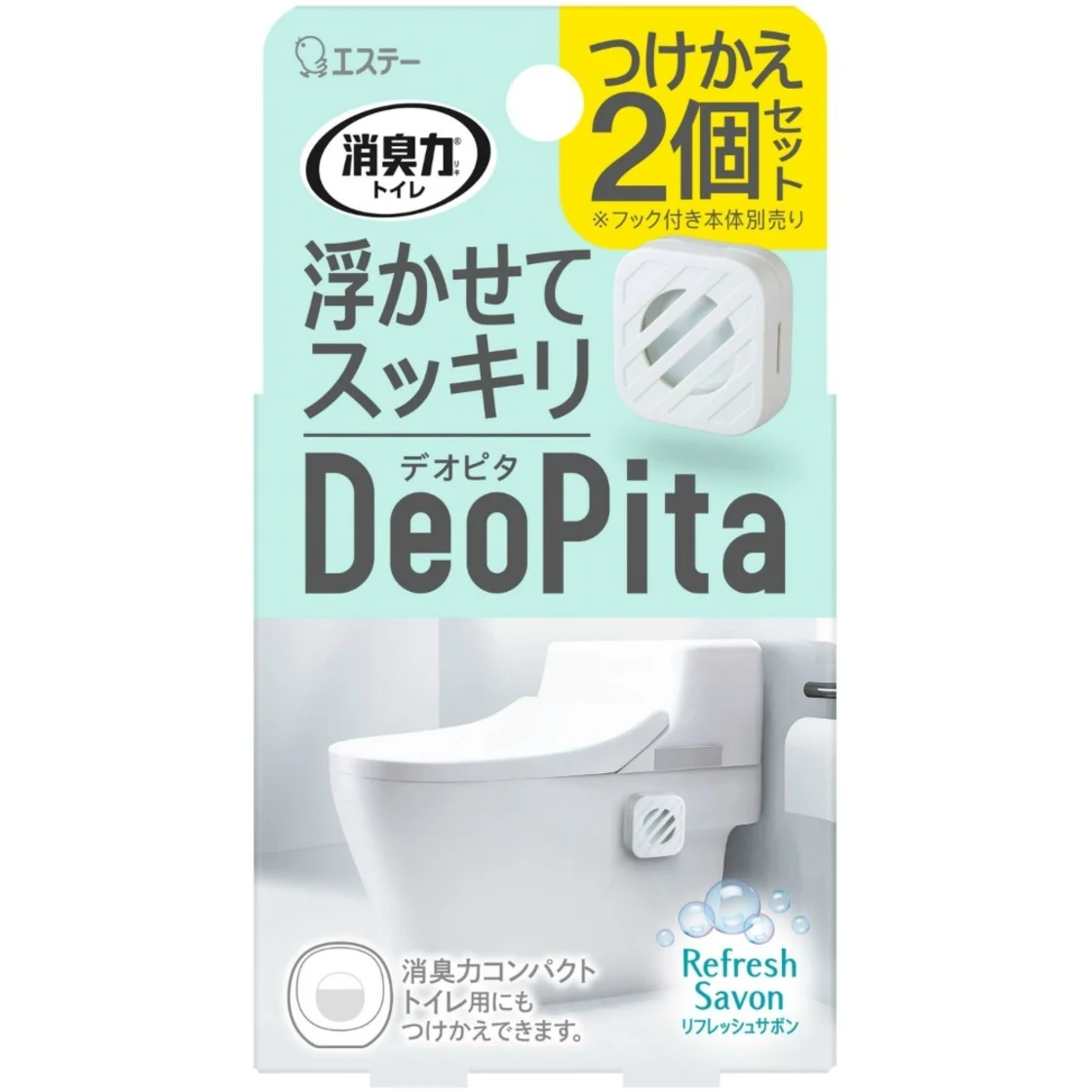 น้ำยาดับกลิ่นห้องน้ำ DeoPita แบบเติม (กลิ่นสบู่สดชื่น)
