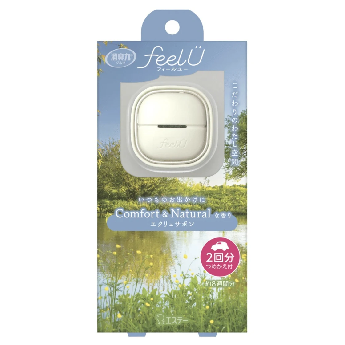 ผลิตภัณฑ์ดับกลิ่นรถยนต์ feelU แบบหนีบ ตัวหลัก กลิ่นเอครูซบโซป