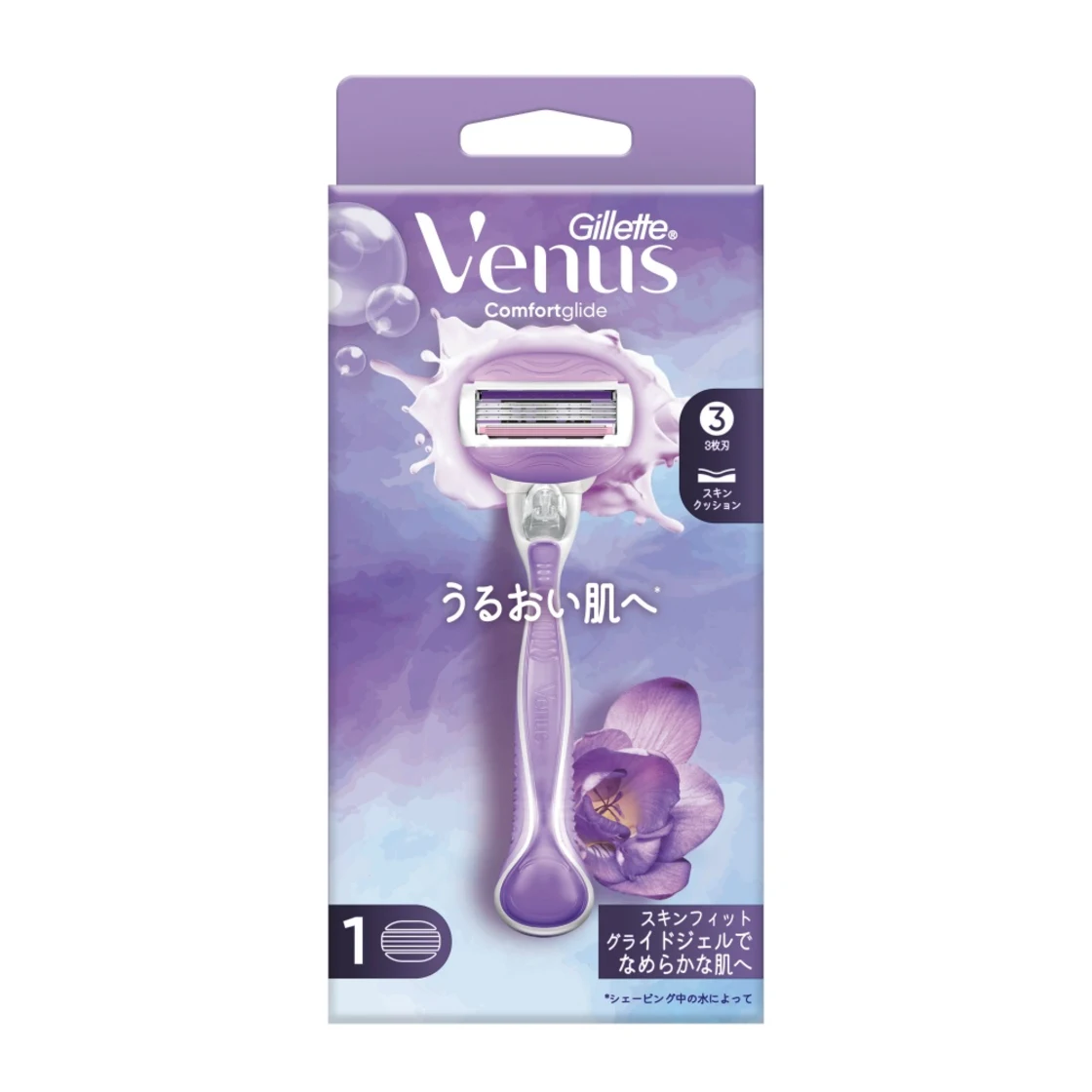 ที่จับมีดโกน Venus ผิวชุ่มชื้น กลิ่นฟรีเซีย