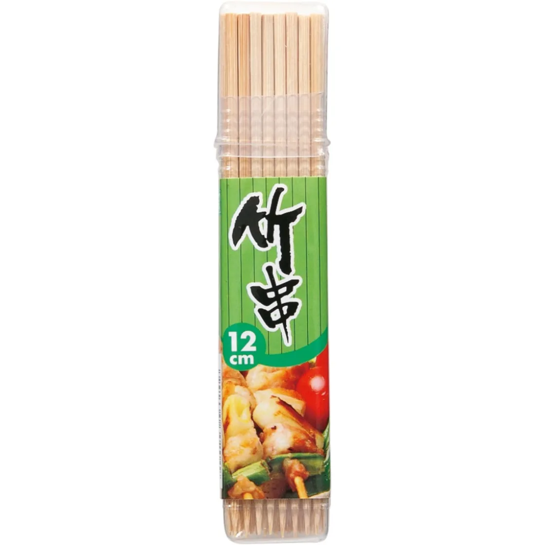 ไม้เสียบไม้ไผ่ 12 ซม.