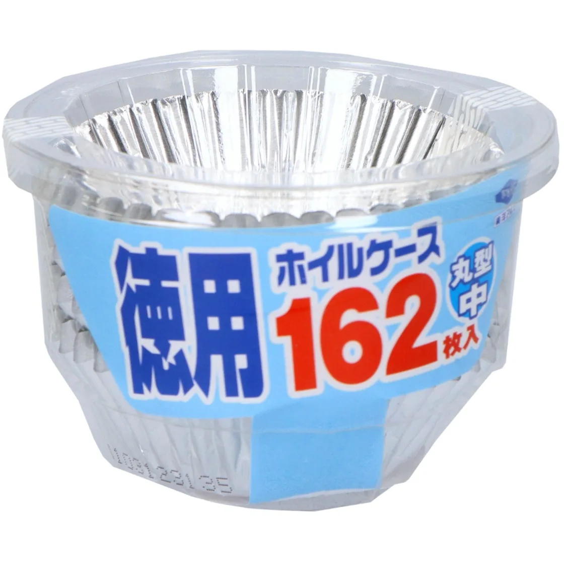 ถาดฟอยล์ทรงกลมขนาดกลาง 162 แผ่น (แบบประหยัด)