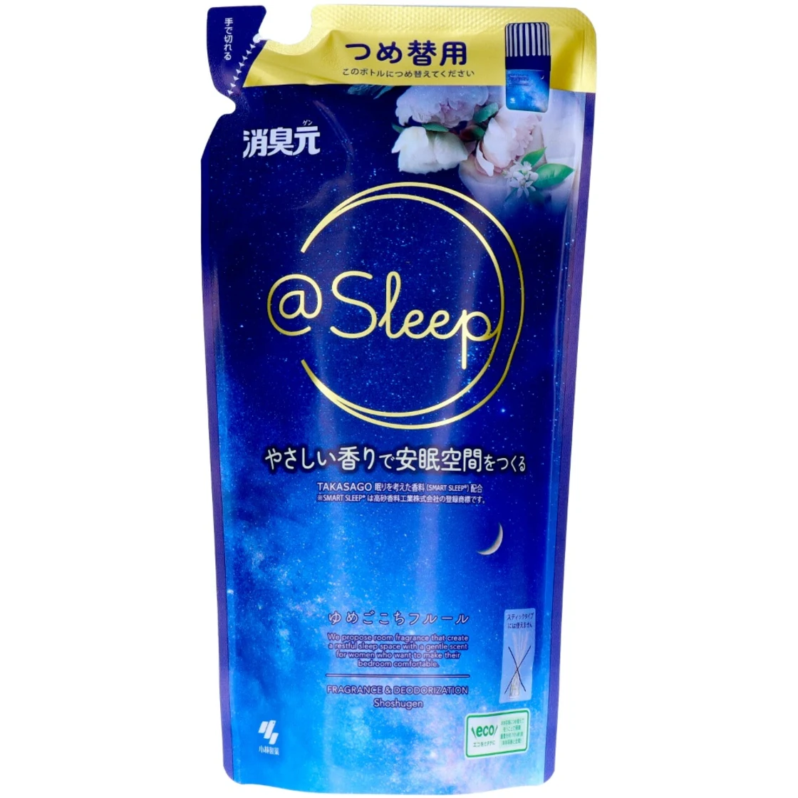 น้ำยาดับกลิ่น @Sleep แบบเติมกลิ่นหอมยูเมะโกโกชิเฟลอร์