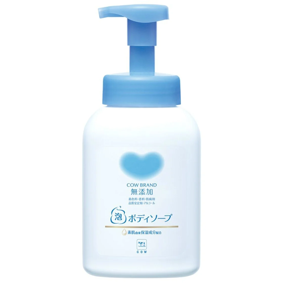 สบู่เหลวชนิดโฟมปราศจากสารเติมแต่ง ยี่ห้อ Cow Brand พร้อมปั๊ม