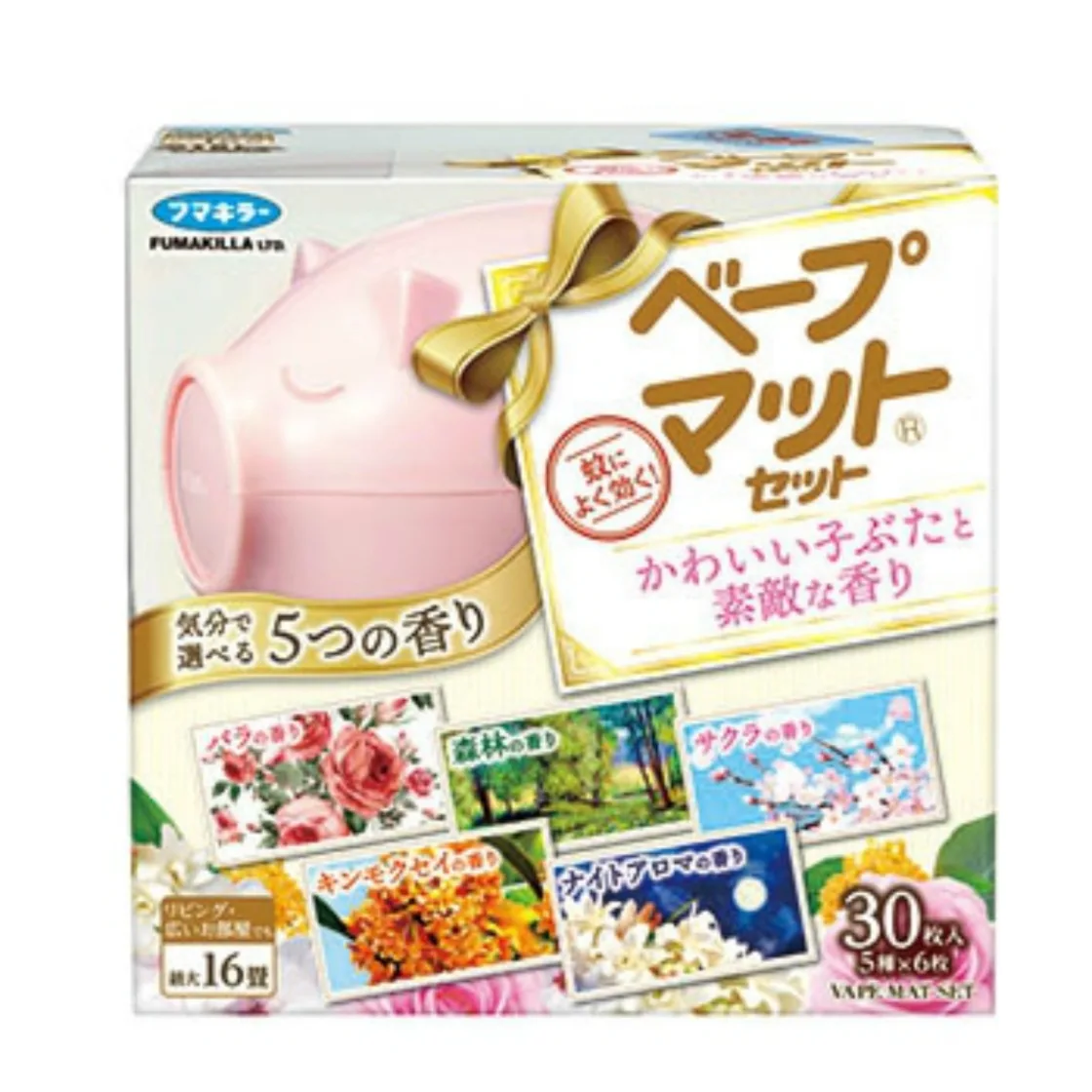 ชุดแผ่นเวป ลายหมูน่ารัก กลิ่นหอม 30 แผ่น