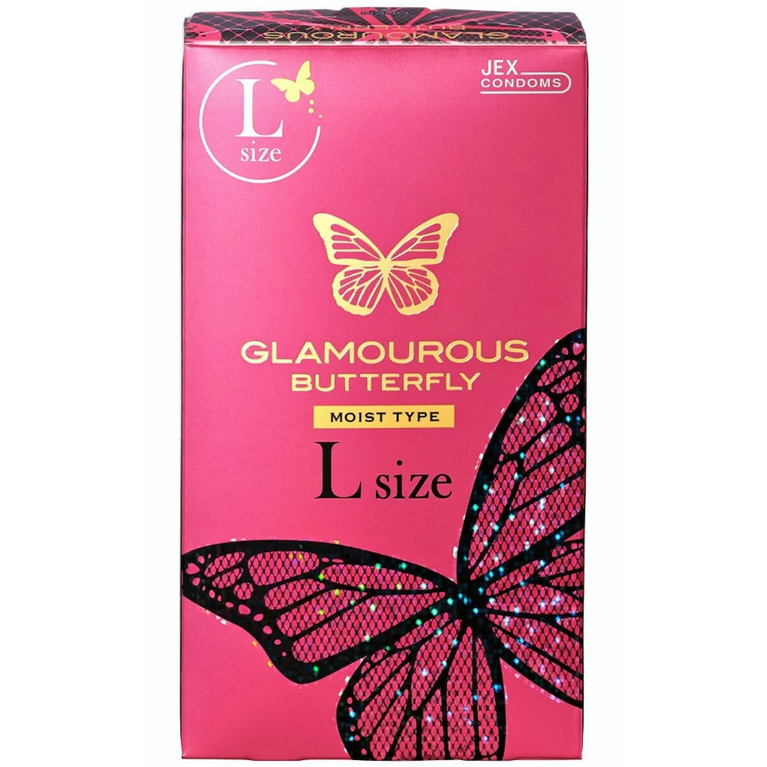 ถุงยางอนามัย JEX Glamorous Butterfly L