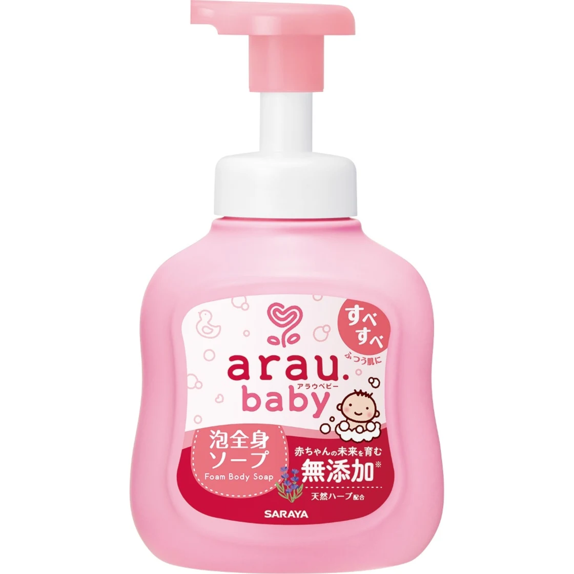 สบู่เหลวฟองสำหรับอาบน้ำทุกตัว Alou Baby 450 มล.