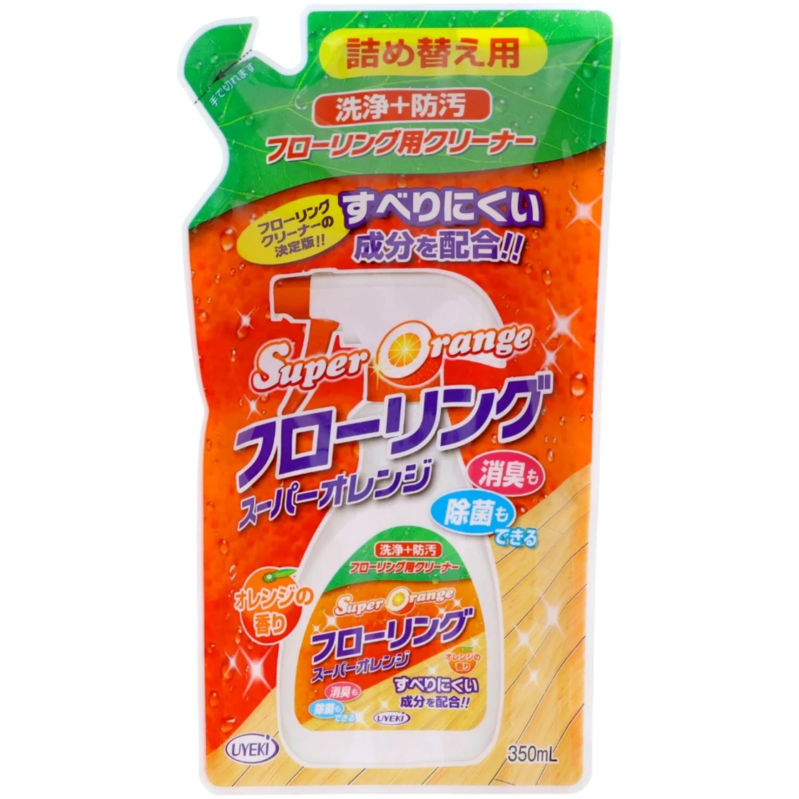 ซูเปอร์ออเรนจ์ น้ำยาทำความสะอาดพื้น แบบเติม 350ML