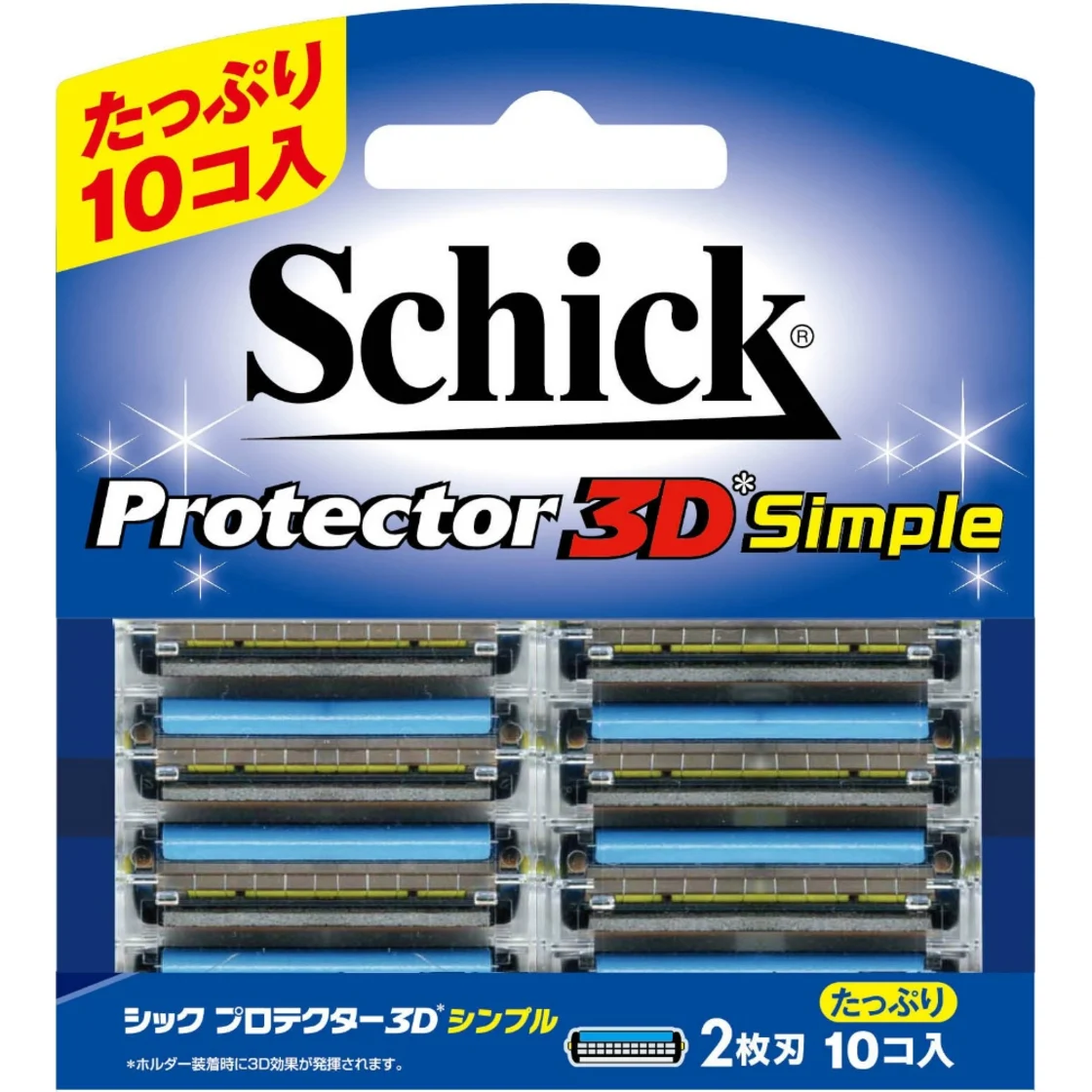 ใบมีดเปลี่ยนรุ่น Protector 3D Simple (10 ชิ้น)