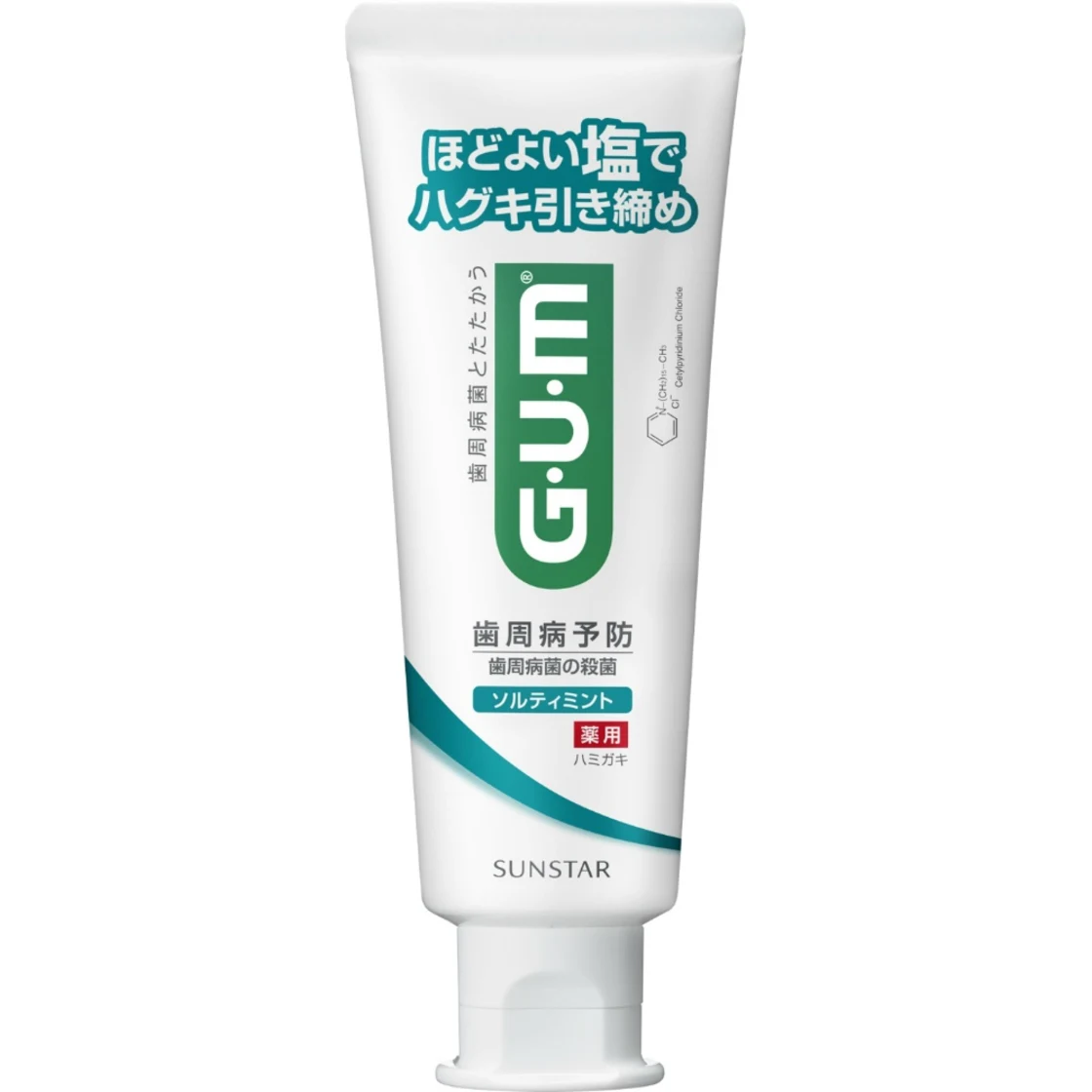 ยาสีฟัน GUM ซอลตี้มิ้นท์ แบบตั้ง 150g