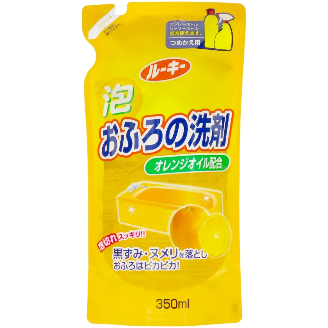 รูคกี้ น้ำยาทำความสะอาดอ่างอาบน้ำชนิดโฟม รีฟิล 350ml