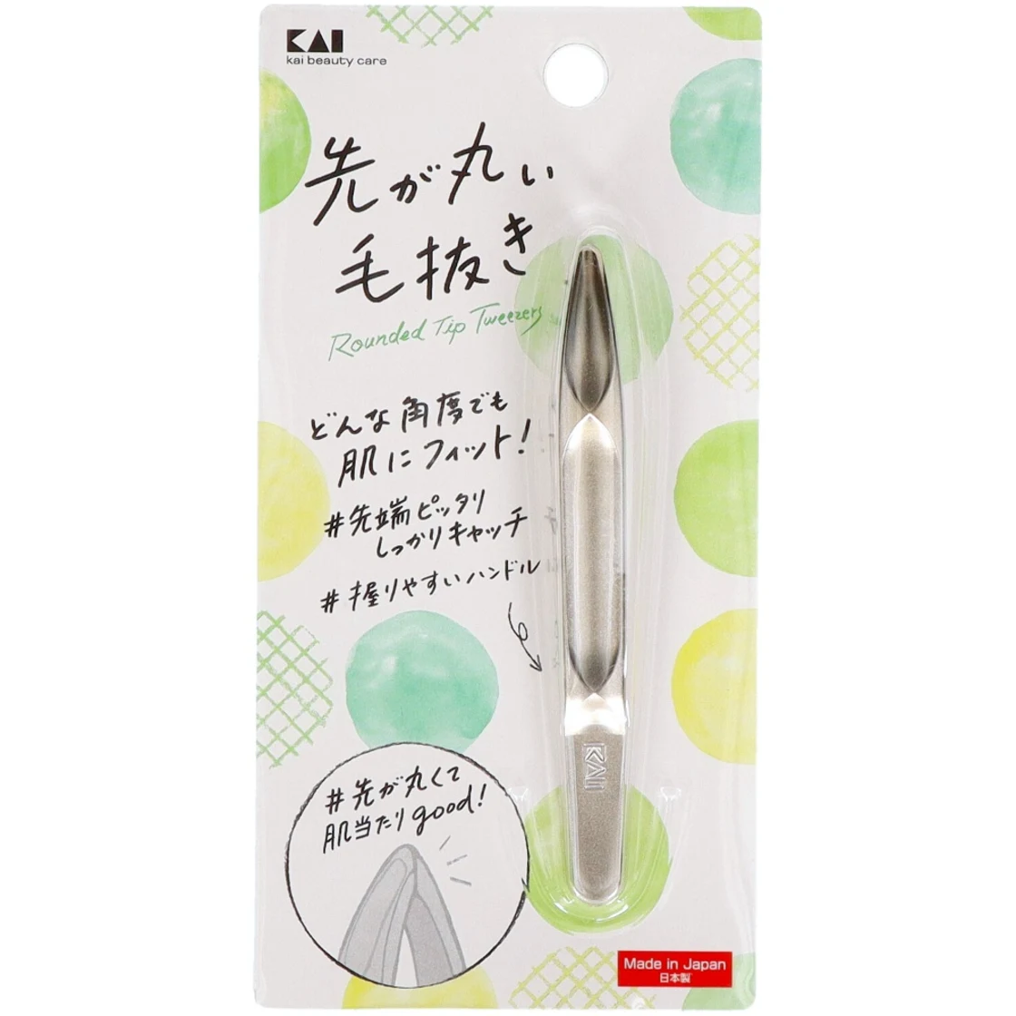 แหนบปลายมน KQ3211 (สีเงิน)