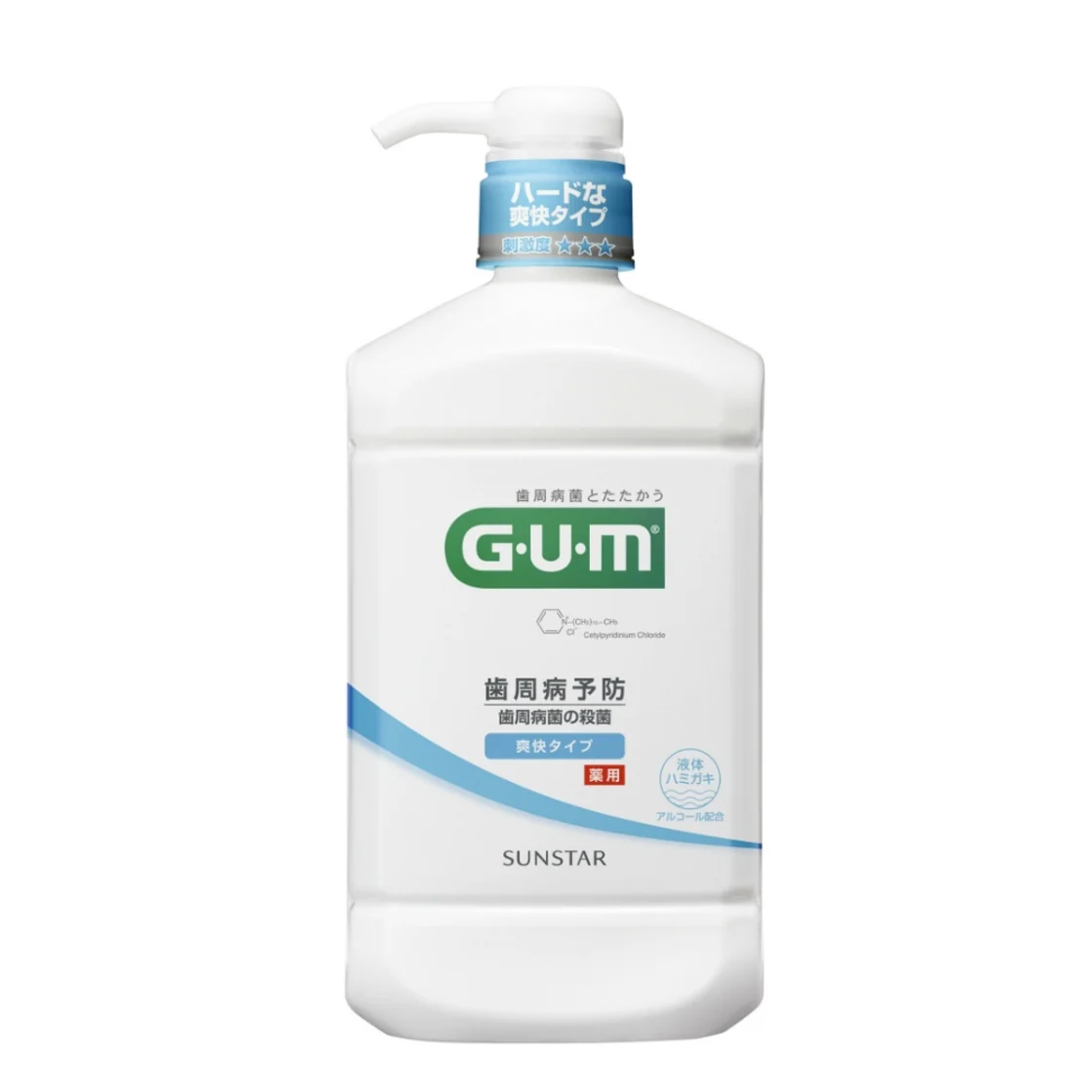 น้ำยาบ้วนปาก GUM สูตรสดชื่น ขนาด 960 มล.