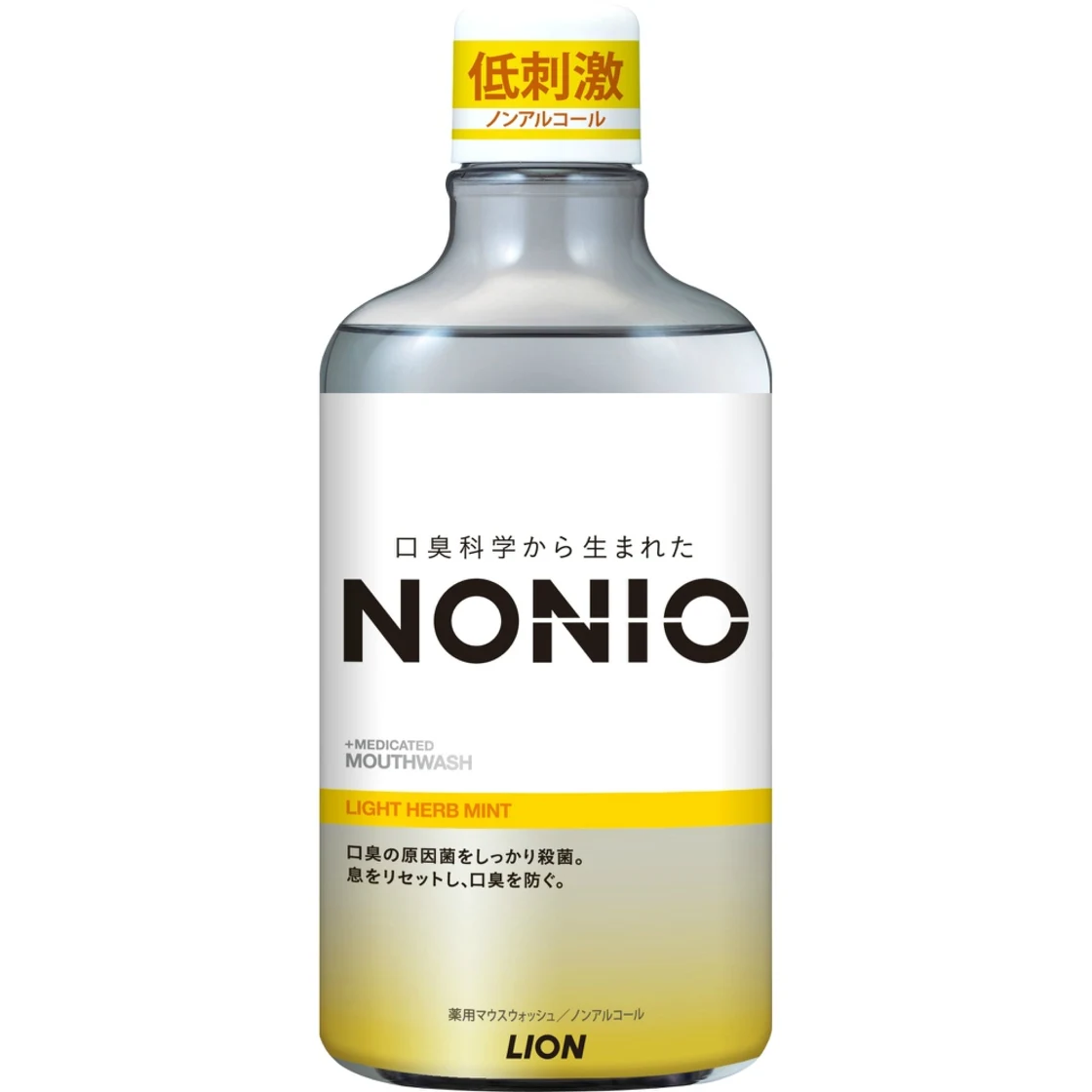 น้ำยาบ้วนปาก NONIO สูตรไม่มีแอลกอฮอล์ ไลท์เฮิร์บมินต์ 600ml