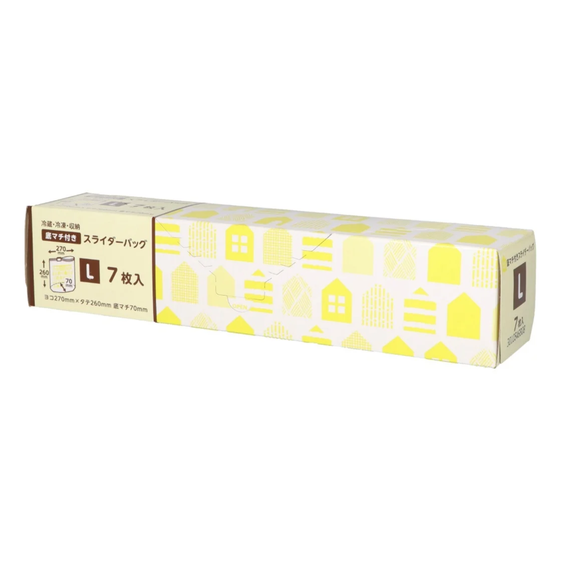 ถุงซิปแบบก้นพับขนาด L SLG03