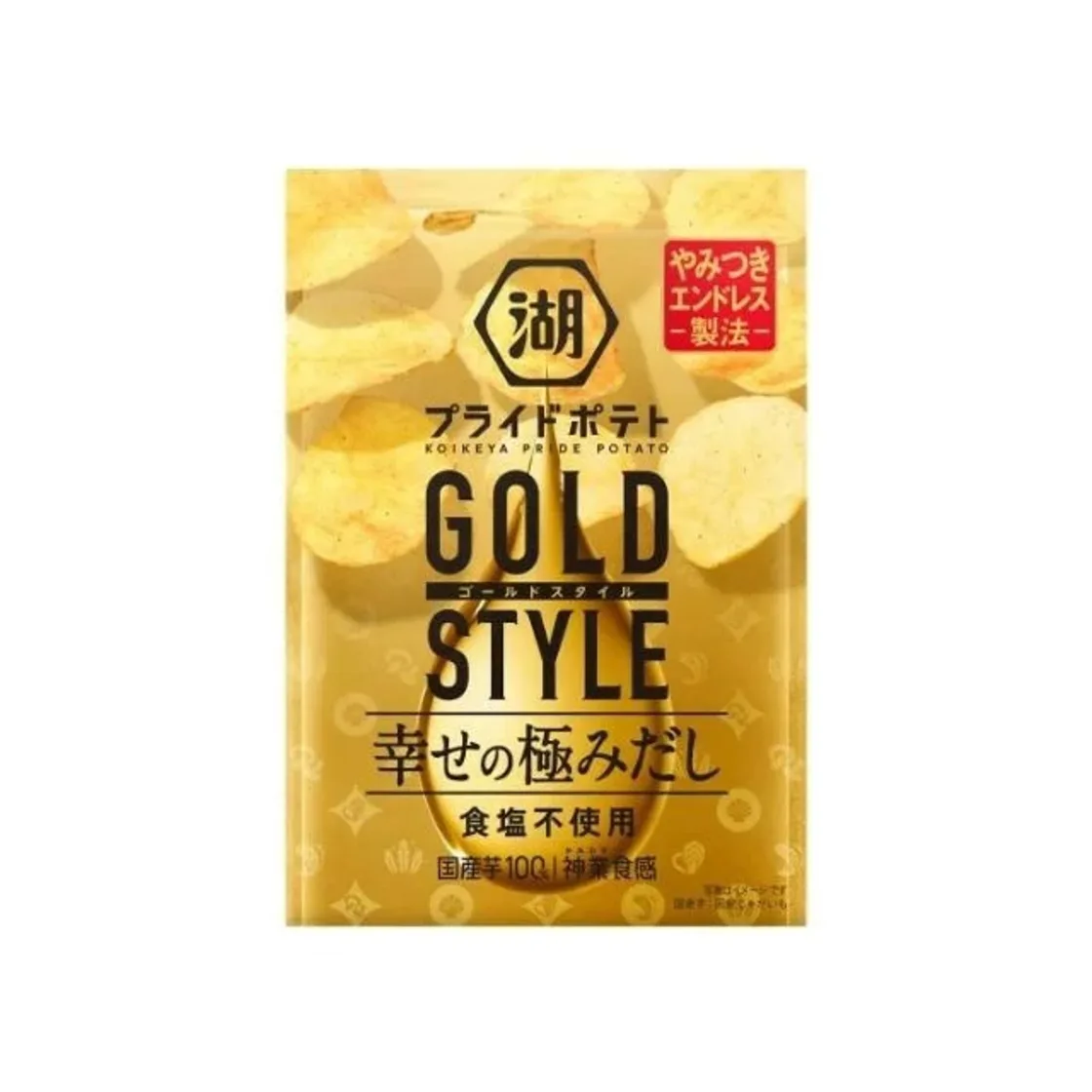 โคเคยะ ไพรด์ โปเตโต้ GOLD STYLE ซุปเข้มข้นไร้เกลือ 36 กรัม (14 ชิ้น)