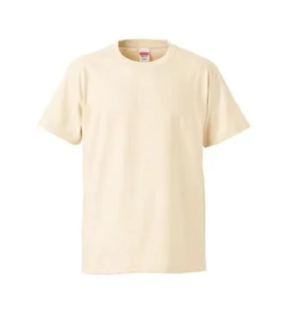 เสื้อยืด United Athle 5.6 ออนซ์ สำหรับเด็กผู้หญิง ไซส์ G-L สี Natural CAB-500103C-19