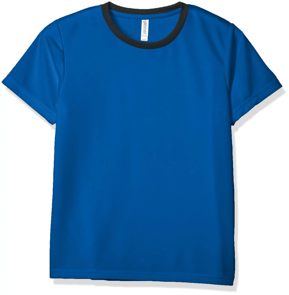 Glimmer เสื้อยืด ACT แห้งไว 4.4 ออนซ์ 00300 น้ำเงินรอยัล x ดำ 739 ไซส์: WM