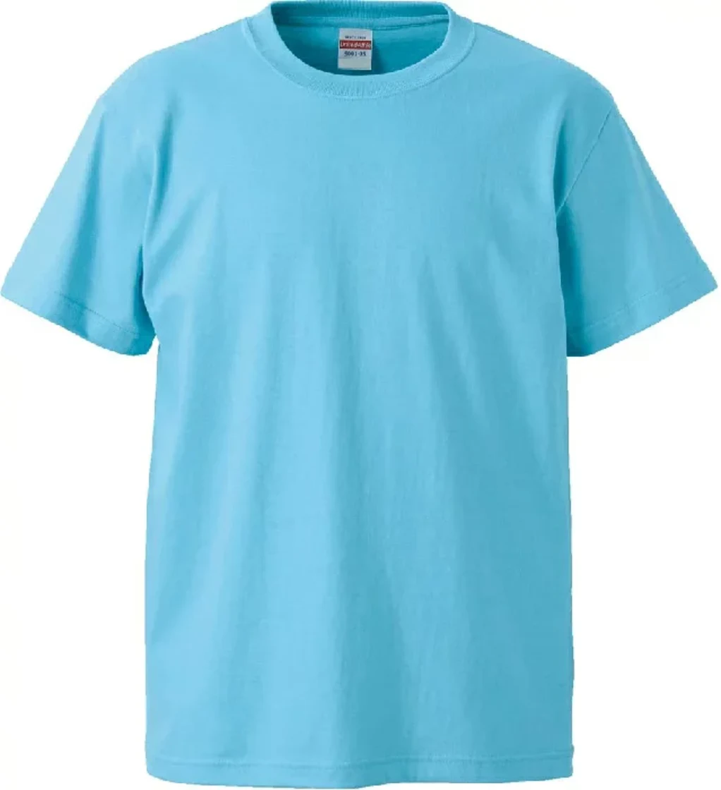 ยูไนเต็ดแอธเล่ เสื้อยืด 5.6 ออนซ์ เกิร์ลส์ ไซส์ G-L สีฟ้าอความารีน