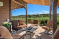 Covered deck sitting area