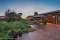 Patio with big views