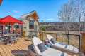 Deck with views toward river