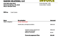 Radon invoice