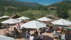 Outdoor dining at Sage Restaurant