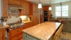 Extraordinary kitchen with copper sink