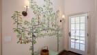 Hall to new sunroom - wall painting by Margot Datz