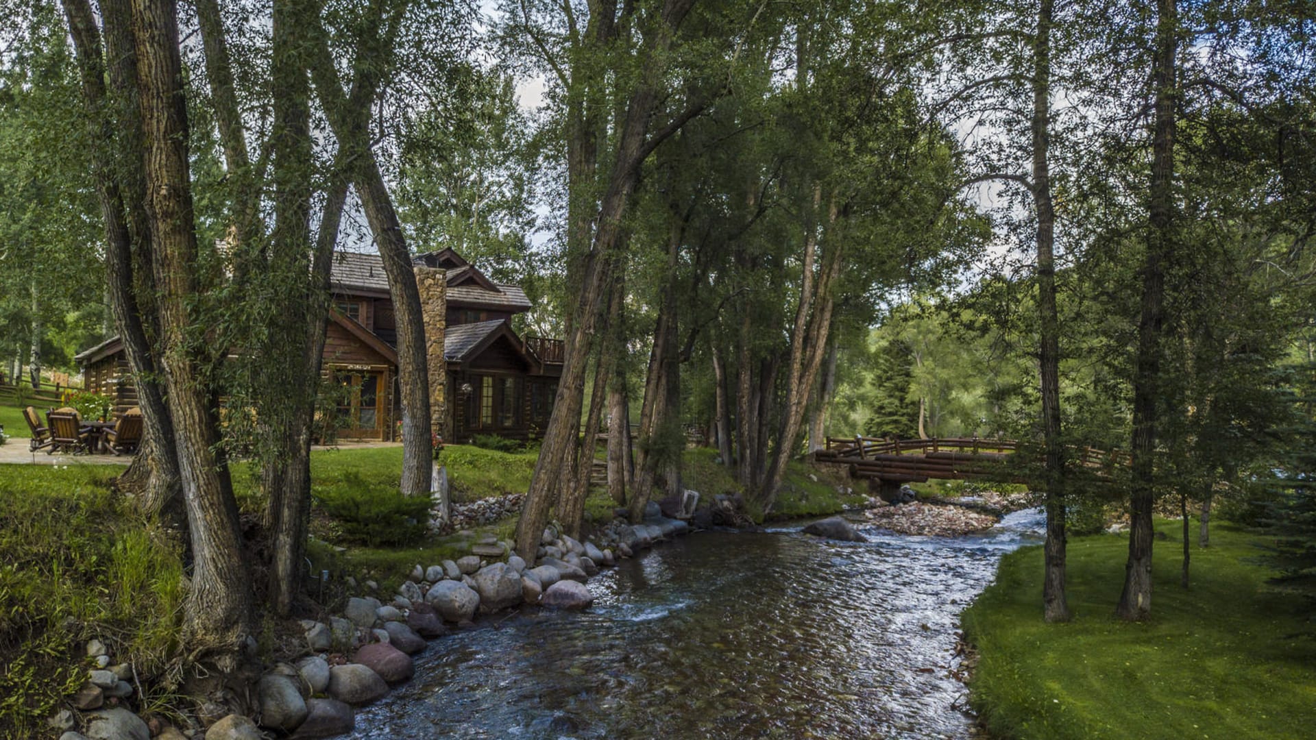 Snowmass Creek with cabin