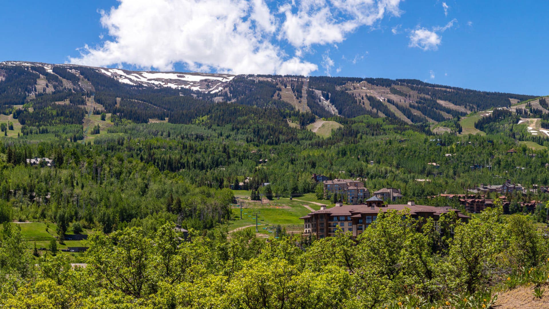 Summer View of Ski Mountain