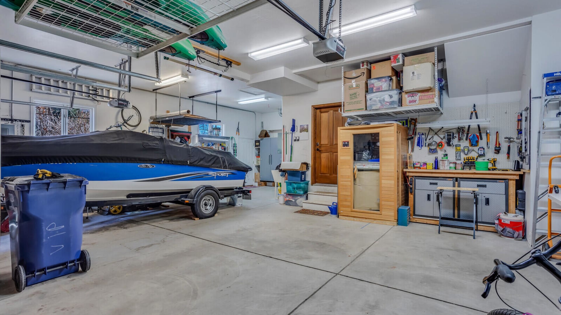 Huge 3 car garage for all the toys
